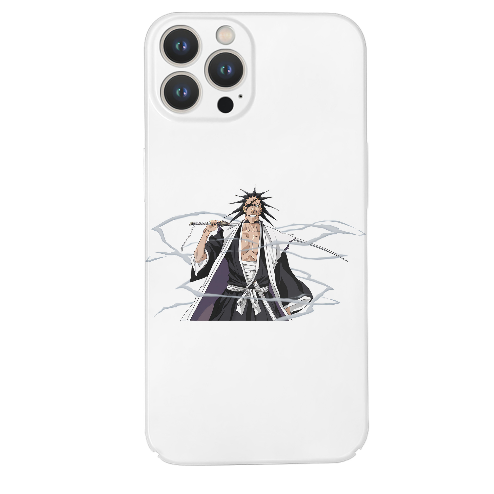 （画像用） ブリーチ ざらき けんぱち BLEACH Zaraki Kenpachi 【iPhone 14シリーズ対応】ハードケース